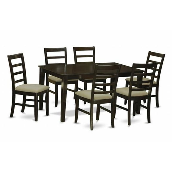 7 Piece Dining Table Set For 6-Table and 6 Chairs For Dining Room