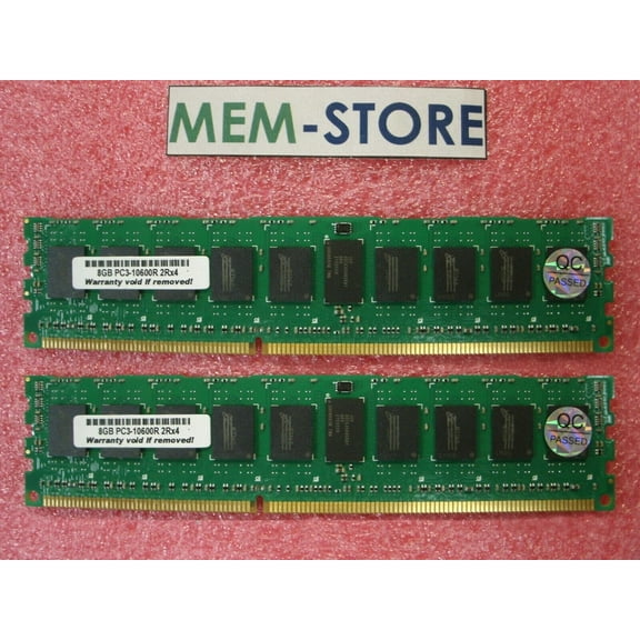 16GB (2x8GB) DDR3 1333MHz RDIMM Crucial CT2K8G3ERSLD41339 Equivalent RAM Memory (3rd Party)