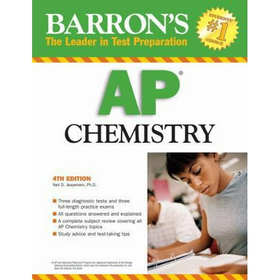 Pre-Owned Barron's AP Chemistry (Paperback) 0764136852 9780764136856
