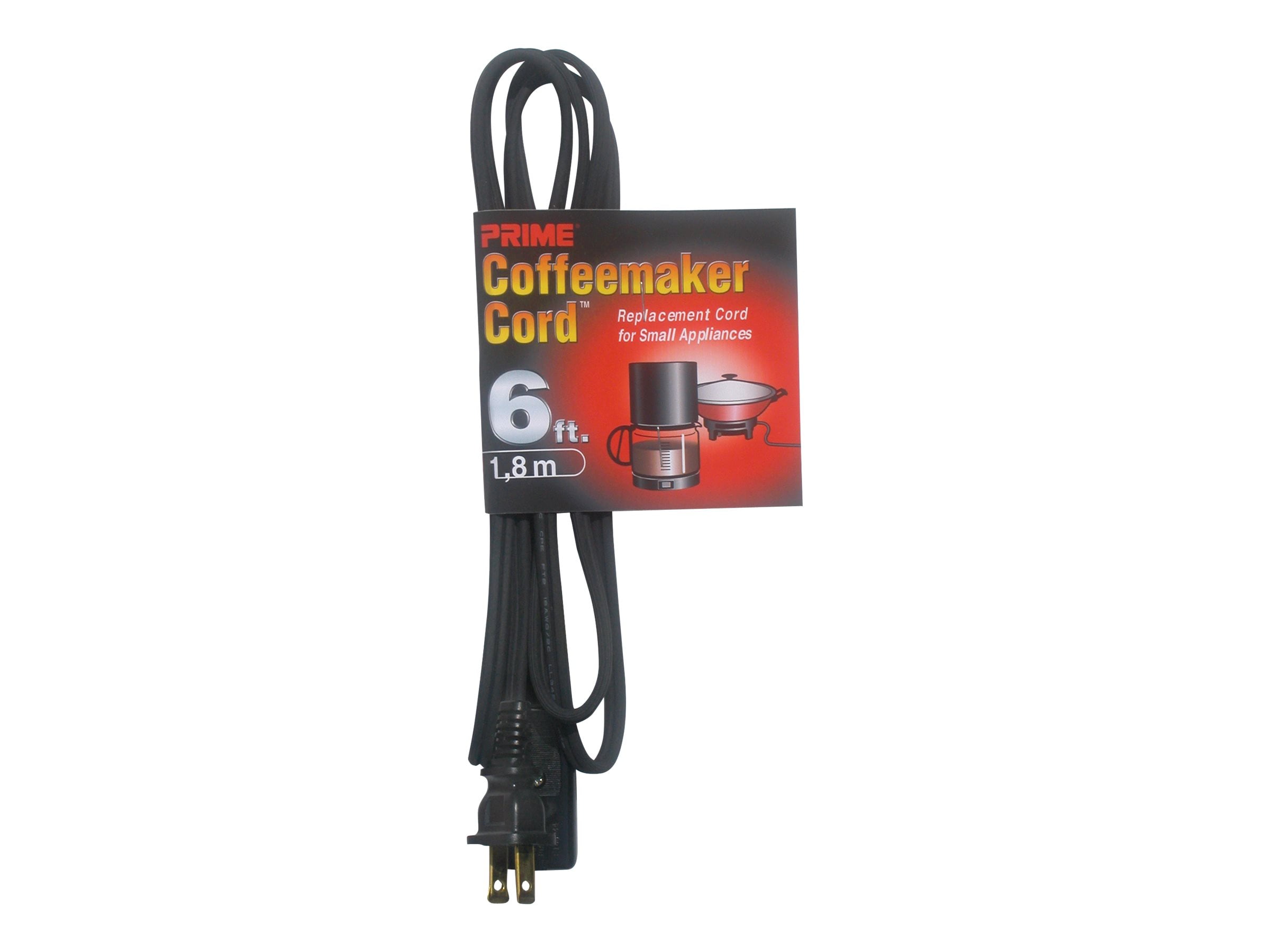 Coleman 09336 3 Pk 16/2 6ft Heater and Appliance Cord for Polarized Appliance 