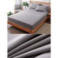 thumbnail image 4 of Sábana ajustable de algodón con bandas elásticas Fundas de colchón ajustables antideslizantes para cama individual grande doble, 180 cm, 4 of 5