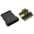 thumbnail image 3 of Electrical Waterproof Connector 1 2 3 4 5 6 Pin Way Superseal Car Boat Kit Clip, 3 of 9