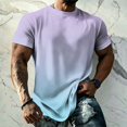 thumbnail image 2 of Uwinwear Men's UPF 50+ UV Sun Protection Shirts Cooling Fabric Light Weight T-shirts Fast Dry Crew Neck Short Sleeve Breathable Summer Beach Outdoor Casual Top,Pink,M, 2 of 5