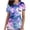 Blue C, variant on Halloween Scrub Tops Women Funny V-Neck Pumpkin Printed Nurse Working Uniforms Slim Fit Comfy Holiday Stretchy Tee Shirt with Pockets