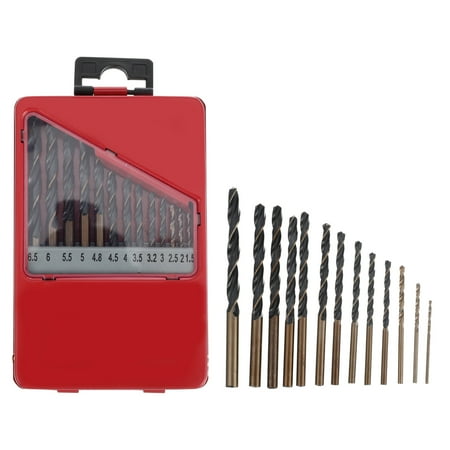 

Drill Bit Twist Drilling Titanium Hole Wood Bits Twisted Cutter Heat Resistant Household Punching Metal Tile Ceramic