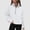 E-394White, variant on FAOWME Womens Pullover Long Sleeve Half Zip Solid Color Cropped Fashion Comfortable Soft Sweatshirts For Daily Wear Beige L