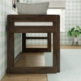 thumbnail image 6 of Max & Lily Loft Bed, Modern Farmhouse Wood Low Twin Loft Bunk Bed for Kids, Barnwood Brown, 6 of 9