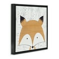 thumbnail image 3 of Stupell Industries Whimsical Fox on Birch Animals Painting Black Floater Framed Canvas Art Print Wall Art, 25 x 25, 3 of 9