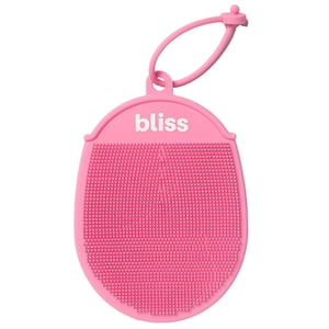 Bliss Dual-Sided Silicone Exfoliating Mitt, Pink