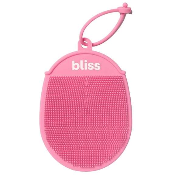Bliss Dual-Sided Super Scrubby Silicone Exfoliating Body Mitt - Pink