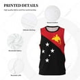 thumbnail image 4 of Papua New Guinea Flag Men Basketball Sports Jersey Running Fitness Multifunction Sleeveless tshirt Exclusive Custom Name Nunber, 4 of 10