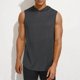thumbnail image 1 of Blusa sin mangas con capucha para hombre, color liso, informal, deportiva, sin mangas, con capucha, de poliéster, 1 of 5