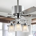 thumbnail image 5 of Safavieh Parlin 3-Light Glam Ceiling Light Fan, 5 of 5