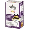 Zarbee's Naturals Baby Multivitamin with Iron Supplement, Grape, 2 fl