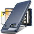 thumbnail image 1 of MYKOMI for Google Pixel 7A Case, Pixel 7a Case with Tempered Glass Screen Protector, Slim Thin Soft TPU Protective Case, Full-Body Shockproof Drop Protection Phone Cover for Pixel 7A (Navy), 1 of 7