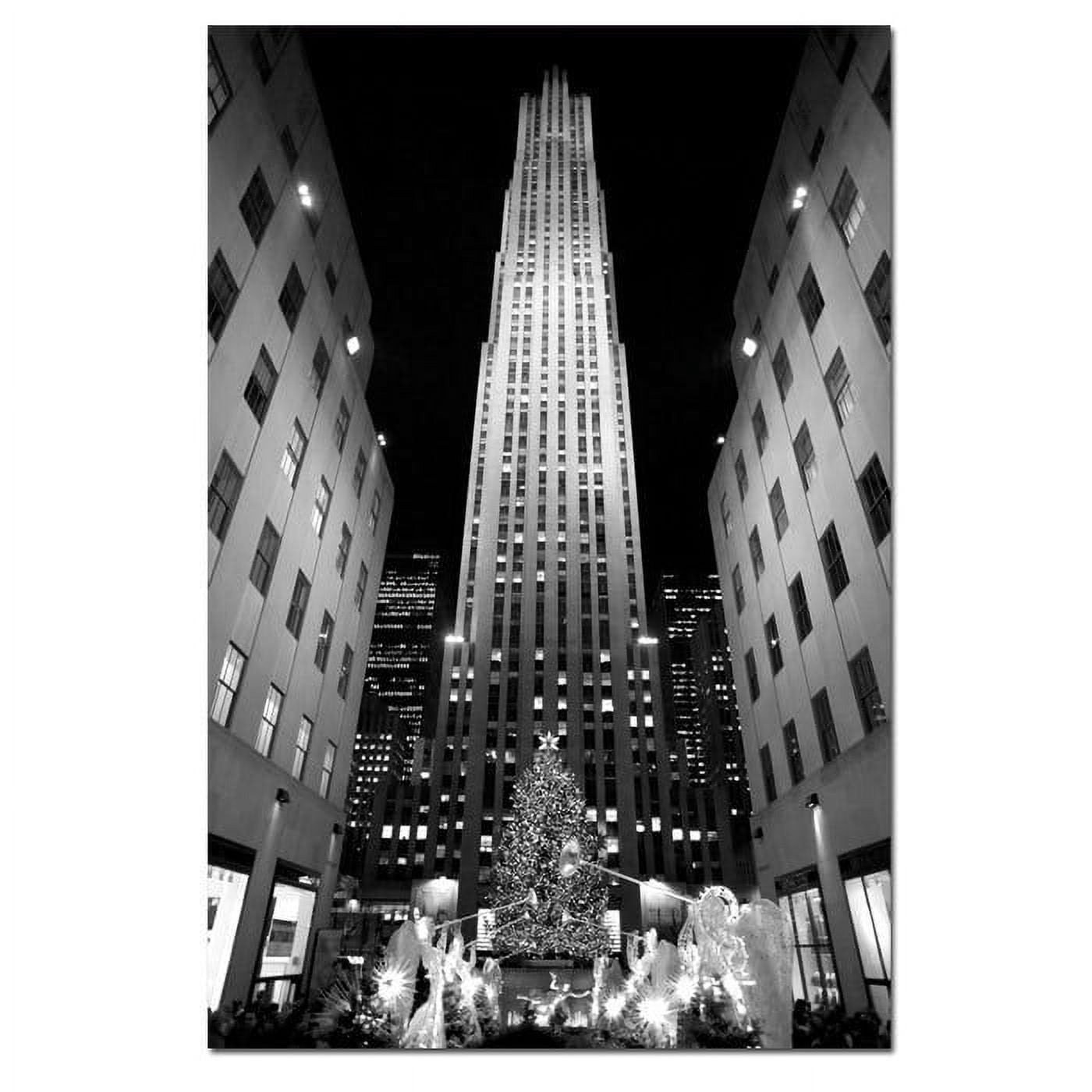 Trademark Art "Rockefeller Night" Canvas Art by Yale Gurney