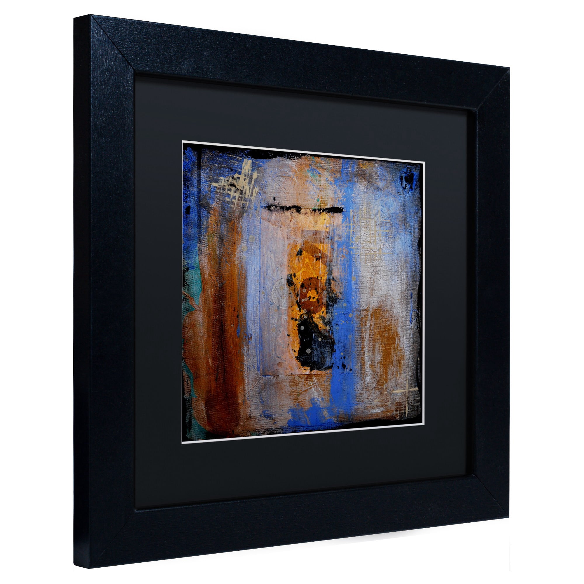 Trademark Fine Art "The Race" Canvas Art by Nicole Dietz Black Matte, Black Frame
