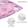 thumbnail image 2 of Hello Kitty Throw Pillow Cover Decoration Pillow Case Cushion for Home Sofa Couch 20"x20", 2 of 7