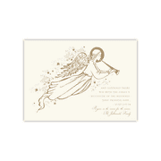 Personalized Holiday Card - Angelic Praise - 5 x 7 Flat