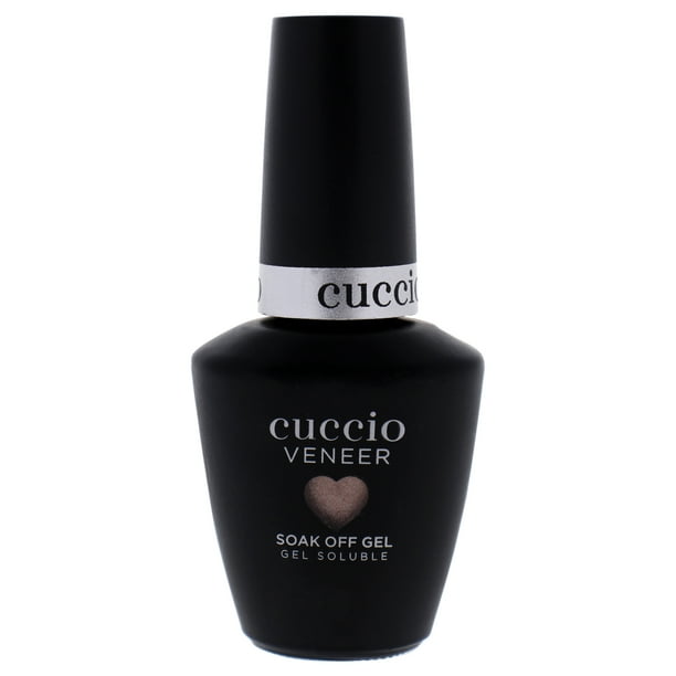 Esmalte de uñas Cuccio Veener Soak Off Gel - Rose Gold Slippers Nail Polish Dama 0.44 oz