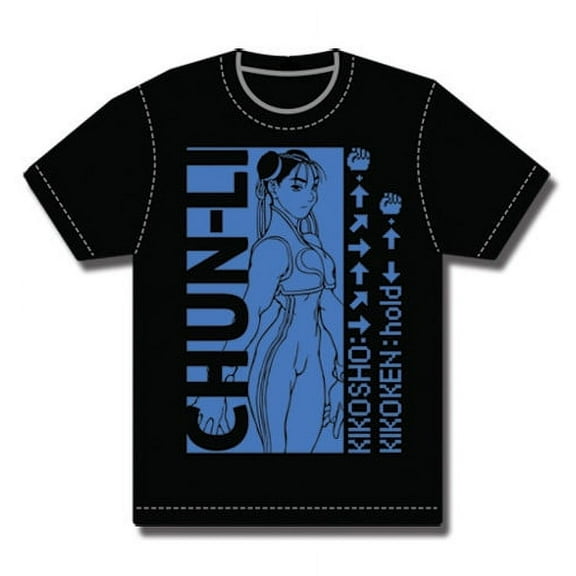 Great Eastern Entertainment Street Fighter Alpha: Chun Li Kikoushou Black Small (S) T-Shirt