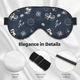 thumbnail image 3 of Uemuo Vintage Marine Pattern Sleep Eye Mask - Light Blocking Sleep Mask Blocking Out Light Perfectly, Soft and Comfortable Night Eye Mask, Eye Blinder, 3 of 7