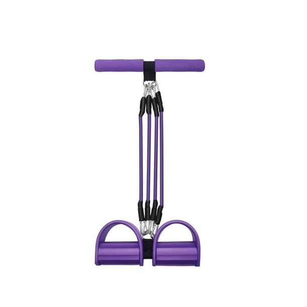 Entrenador abdominal Mejora 4 tubos Banda de resistencia del pedal Elástico Sit-up Cuerda de tracción Expansor de culturismo Entrenamiento de resistencia multifunción Inicio Fitness Brazo Estiramiento Namotu HFP-0189