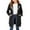 Black, variant on KAUOD Youth Boys Girls Long Hoodi𝐞s Jackets Zip up Cotton Coats Teen Kids Plain Oversized Sweatshirts Clothes with Pockets