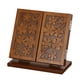 thumbnail image 4 of Espejo plegable de madera con diseño tallado, espejo cosmético de tres caras, 1 unidad, 4 of 7