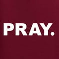 thumbnail image 5 of Wild Bobby Pray. Inspirational/Christian Men Long Sleeve Shirt, Maroon, Medium, 5 of 5