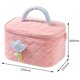thumbnail image 2 of Bolso de cosméticos Kawaii Organizador de pana Cubo Estuche de maquillaje Neceser (Rosa L), 2 of 5