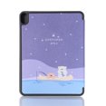 thumbnail image 3 of ELEHOLD Flip Leather Case for iPad Mini 6 Kickstand Function Pencil Holder Anti-Slip Shockproof Scratch Resistant Folio Case,for iPad Mini (6th Generation),M, 3 of 5