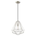 thumbnail image 5 of 41324-91 Livex Lighting Knox - 1 Light Pendant In Geometric Style-18 Inches Tall and 12.25 Inches Wide-Brushed Nickel Finish    -Traditional, 5 of 10