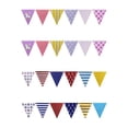 thumbnail image 3 of pitrice Cartoon colored flag triangle banner, 3 of 9