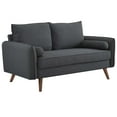thumbnail image 2 of Revive Upholstered Fabric Loveseat (3091-GRY), 2 of 10