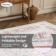 thumbnail image 4 of Shininglove Vintage Floral Area Rugs for Living Room Bedroom, Washable Non-Slip Carpet for Home Office, Low Pile Indoor Soft Non-Shedding Floor Mat, 4 of 8