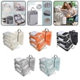 thumbnail image 3 of Juego de almacenamiento de compresión de malla Bolsa de lona impermeable de nailon Bolsa de zapatos con cordón, 3 of 10