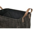 thumbnail image 2 of Rect. Panier De Rangement Textilene Avec Poignées (Chocolat), 2 of 2