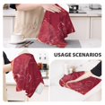 thumbnail image 3 of Sikiie Abstract Red Marble Waffle Weave Kitchen Dish Cloth,Super Absorbent Kitchen Dish Towels 16*26 Inches for Dish Rags Washing Dishes, Drying Dishes, 3 of 7