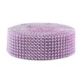 thumbnail image 2 of Cinta de Envoltura de boda Sunnimix 1.6 10 yardas Diamante Malla Rosado, 2 of 5