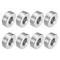 thumbnail image 1 of 8 Pcs Entretoises en Acier Inoxydable 304 9/16 Pouces OD x 1/4 Pouces ID x 3/16 Pouces Longueur(14x6x5mm) Vis Support de Bague Finition Simple Non Filetée Entretoises Rondes en Métal pour Vis M3 Boulons et Tringles, Argent, 1 of 6