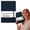Navy Blue, variant on 1Pcs 8.46×5.83in Matte Black Faux Leather 2026-2027 Mid Year Planner, 12 Month Weekly Goal Tracking Agenda, Portable Office Book For Meeting & Expense Logging