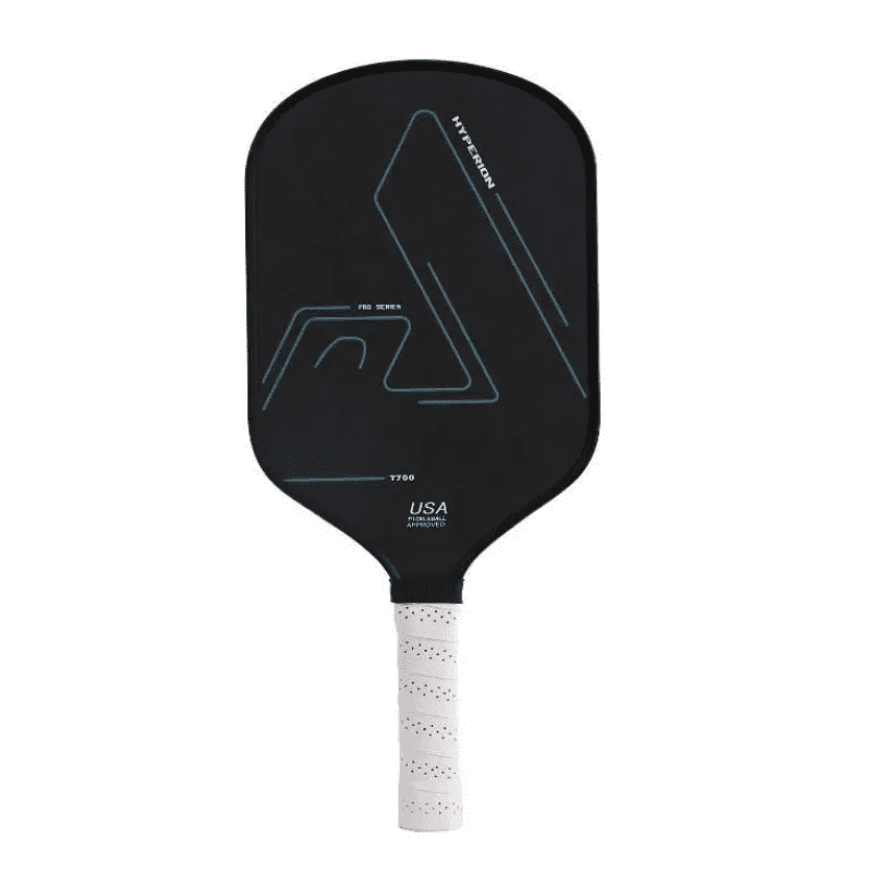 USAPA Approved Black T700 Carbon Fiber 16mm Polypropylene Honeycomb Core Rough Surface Pickleball Paddle