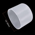 thumbnail image 3 of Uxcell 4pcs Rubber End Caps 50mm ID Vinyl Round Tube Bolt Cap Cover Screw Thread Protectors Clear, 3 of 4