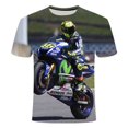 thumbnail image 1 of 3D Moto de Course Hommes et Femmes Mode à Manches Courtes T-Shirtweek, 1 of 4