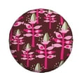 thumbnail image 2 of XMXY Floral Illustration Seamless Flower Spare Tire Cover, Universal Waterproof Cover for Jeep RV Tire Wheel Protection, 16 inch, 2 of 8