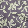 thumbnail image 1 of oneOone Polyester Spandex Purple Fabric Floral Magnolia Craft Projects Decor Fabric Printed By The Yard 56 Inch Wide, 1 of 5