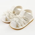 thumbnail image 5 of Baby Girls Boys Sparkly Bowknot Sandals Premium Soft Anti-Slip Rubber Sole Infant Summer Outdoor Shoes Toddler First Walkers, 5 of 6