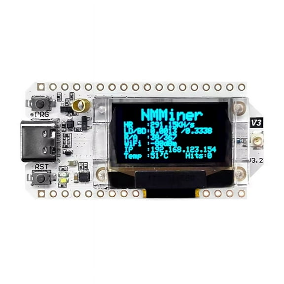 NerdMiner Solo Lottery Miner 290KH/S LoRa 32 V3 USB High Performance Win BTC with Low Power Consumption WiFi BLE Connect