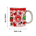thumbnail image 3 of SDJMa 3D Santa Claus Mug, Cute 3D Santa Coffee Cup, Multi-Purpose Merry Christmas Mugs Gift for Women Men Coworkers Kids, 11oz, 3 of 9